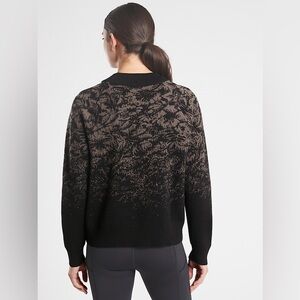 Athleta Jacquard Crew Sweater